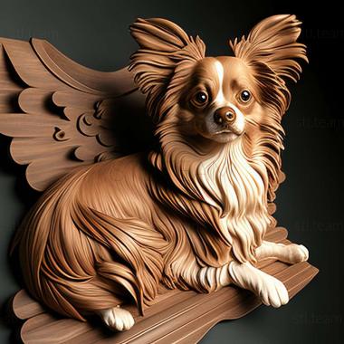 3D model Papillon dog (STL)